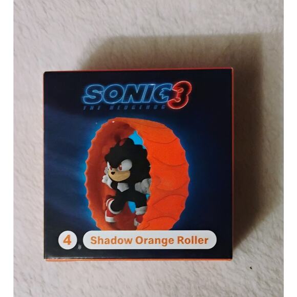 McDonald's Happy Meal Toy - Sonic the Hedgehog 3 Shadow Orange Roller - Picture 1 of 5